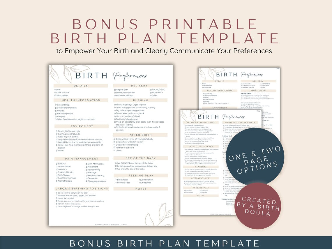 Pregnancy Checklist Bundle