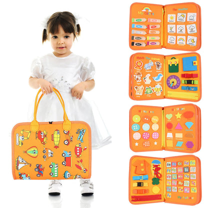 Felt Learning Board Baby Early Education Puzzle Busy Board