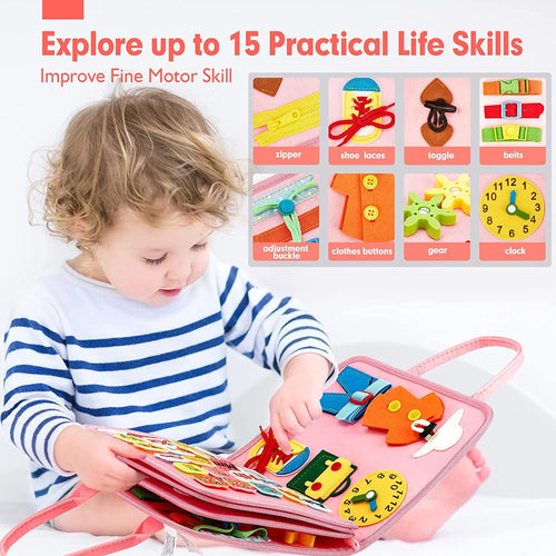 Felt Learning Board Baby Early Education Puzzle Busy Board