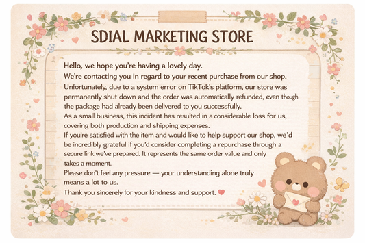 Payment for Delivered Item - SDIAL MARKETING STORE