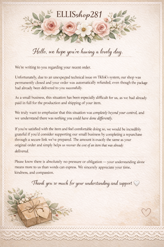 Payment for Delivered Item - ELLISshop281