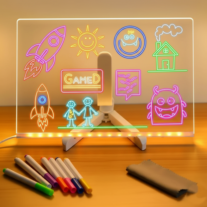 Handwritten Message Board Acrylic Night Light