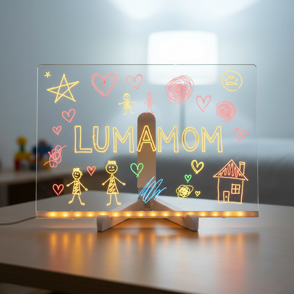 Handwritten Message Board Acrylic Night Light