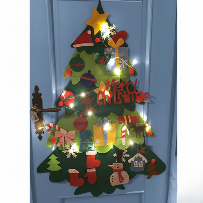 LumaMom's Interactive DIY Felt Christmas Tree for Kids