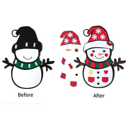 DIY Felt Snowman Friend For Children