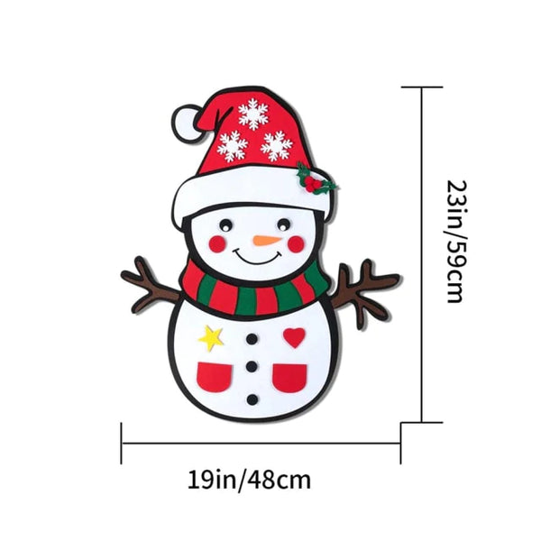 DIY Felt Snowman Friend For Children