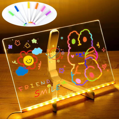 Handwritten Message Board Acrylic Night Light