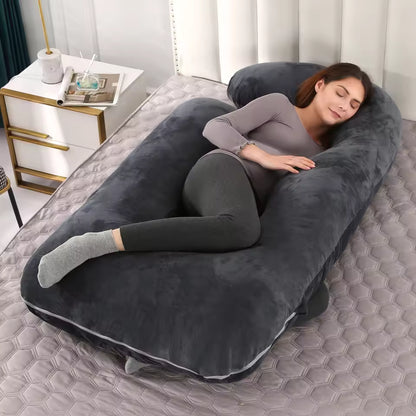 Pregnancy Pillows for Sleeping, U Shaped Full Body Maternity Pillow with Removable Cover