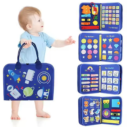 Felt Learning Board Baby Early Education Puzzle Busy Board