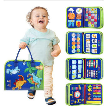 Felt Learning Board Baby Early Education Puzzle Busy Board