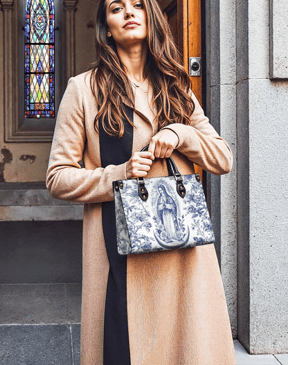  Sacred Serenity Virgin Mary Leather Bag