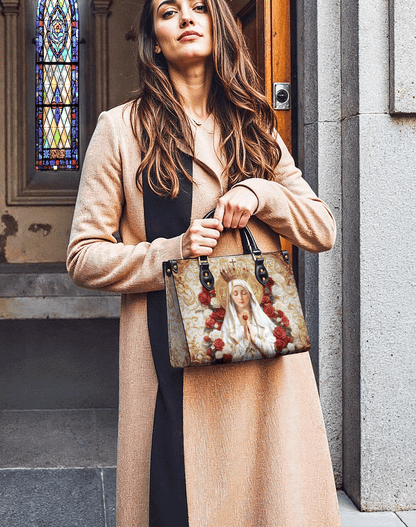  Lady of Fatima Elegance Leather Bag