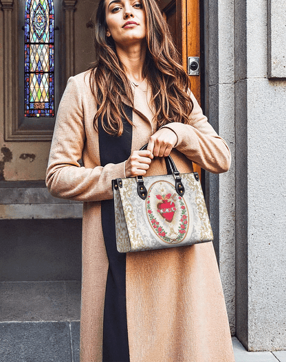  Immaculate Heart of Mary Elegance Leather Bag