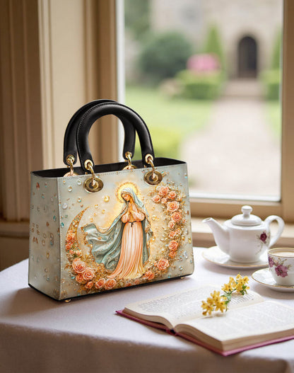  The Crescent of Serenity Lady Leather Bag