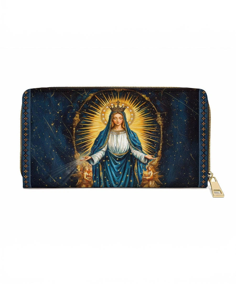 Celestial Devotion Leather Wallet Purse