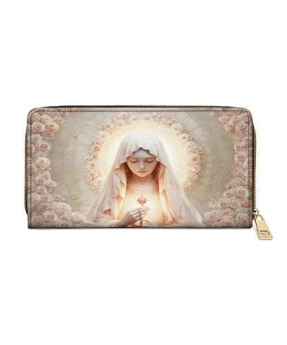  Eucharistic Grace  - Leather Wallet Purse