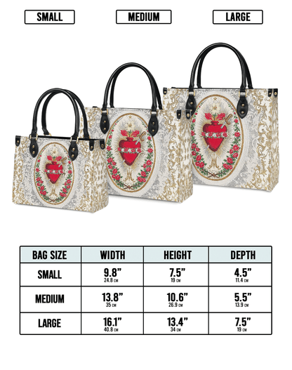  Immaculate Heart of Mary Elegance Leather Bag