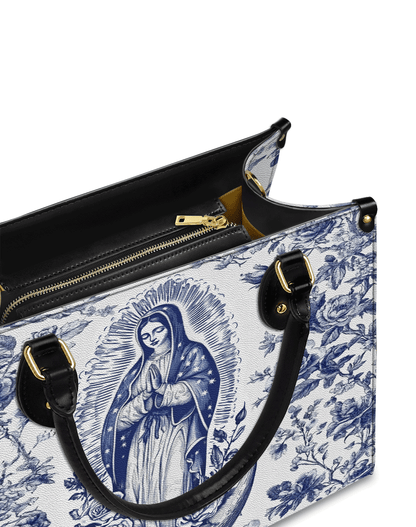  Sacred Serenity Virgin Mary Leather Bag