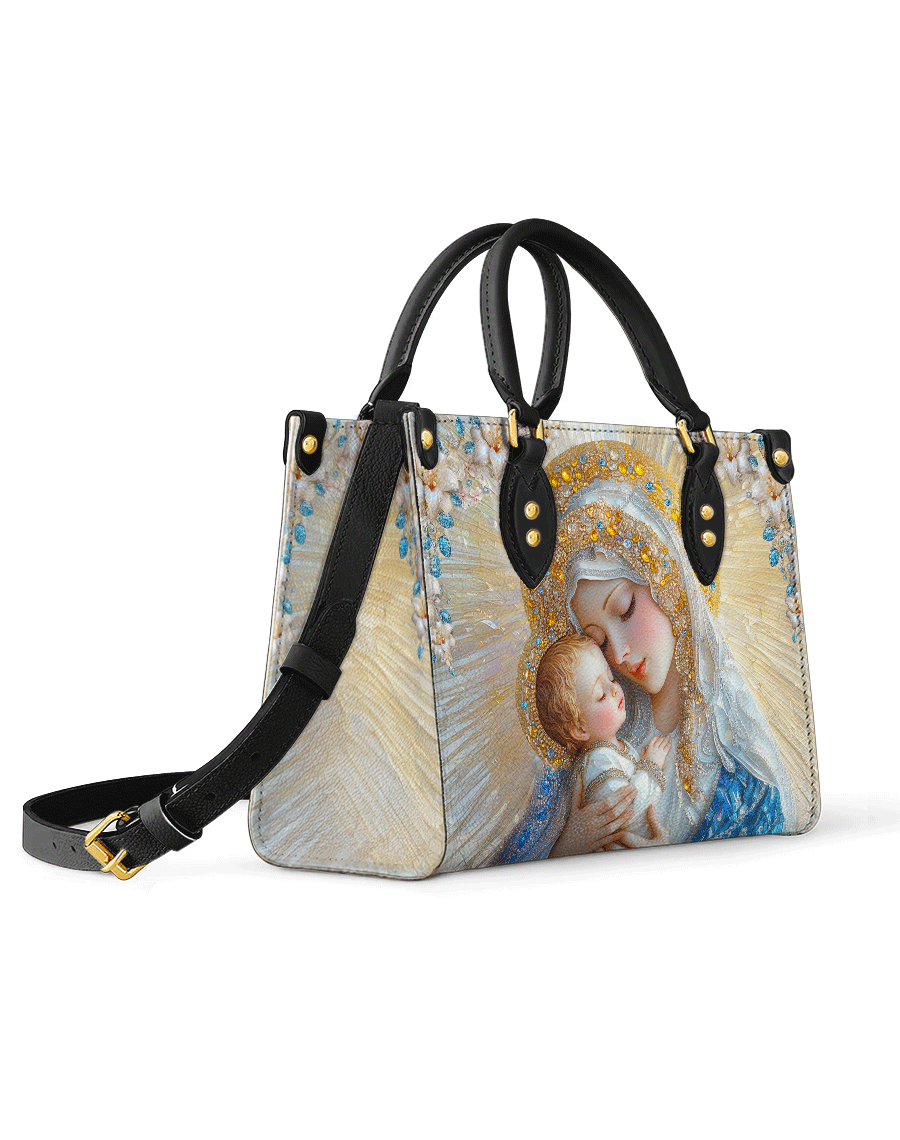  Divine Grace and Serenity Leather Bag