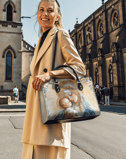  Divine Grace and Serenity Leather Bag
