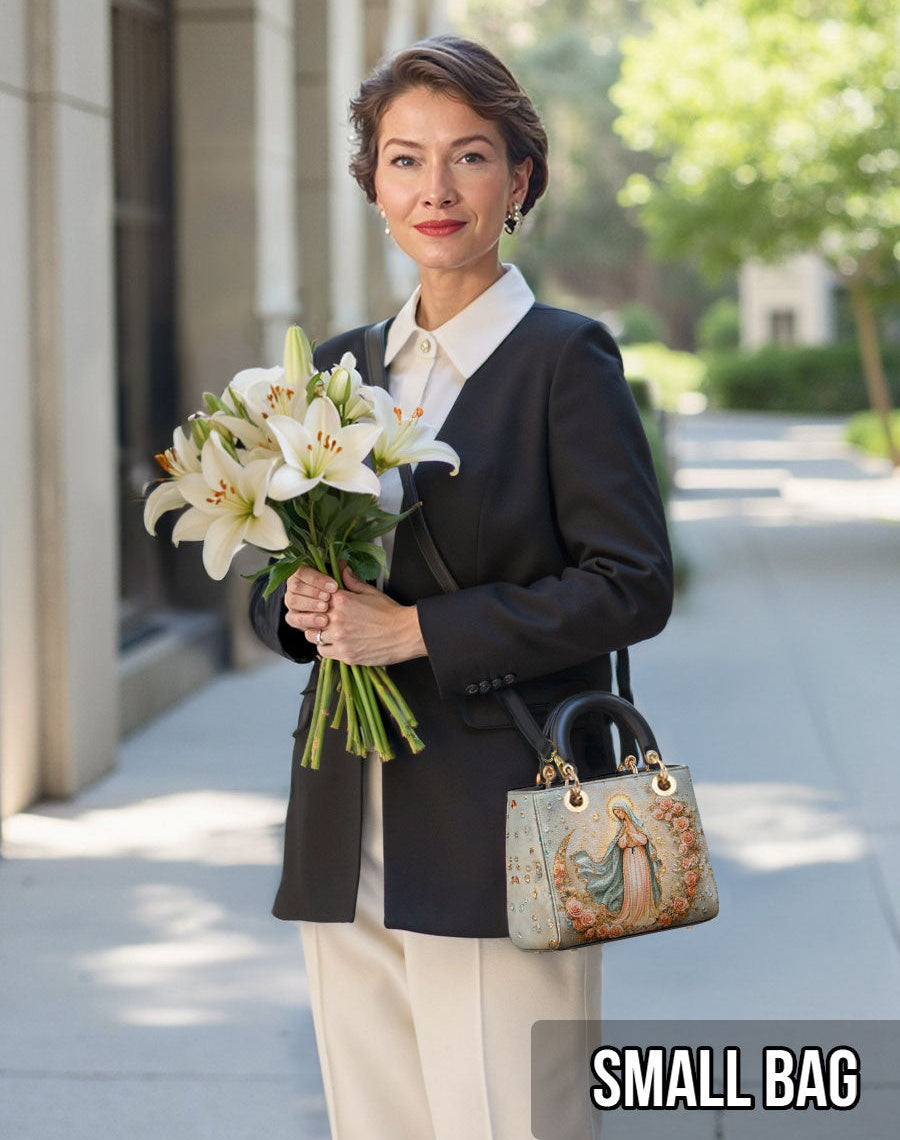  The Crescent of Serenity Lady Leather Bag