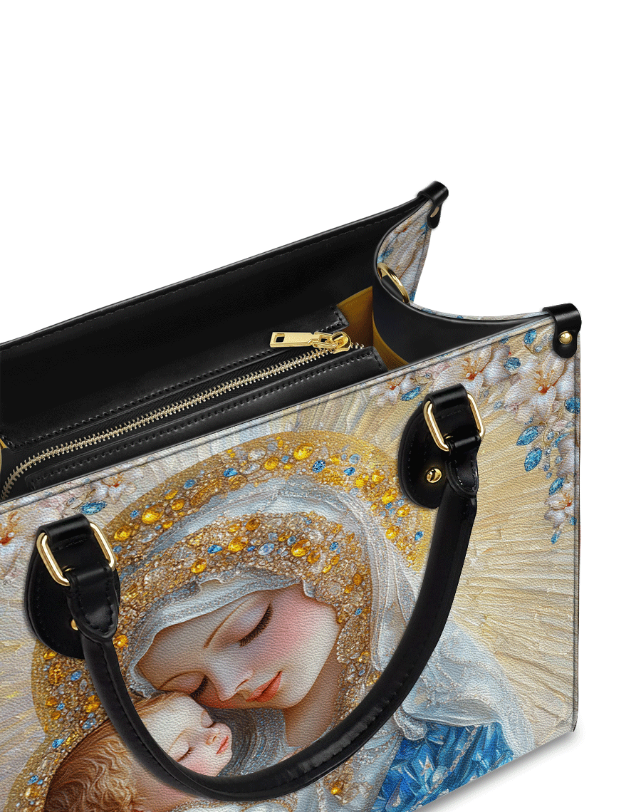  Divine Grace and Serenity Leather Bag