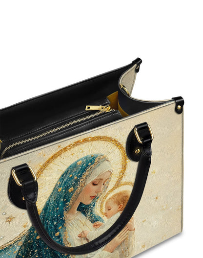  Divine Mother’s Embrace Leather Bag