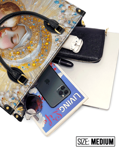  Divine Grace and Serenity Leather Bag