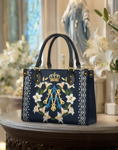  Crown Of Grace Leather Bag
