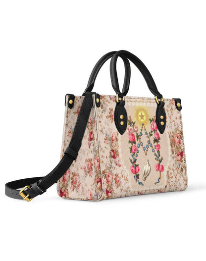  Roses of the Rosary Leather Bag